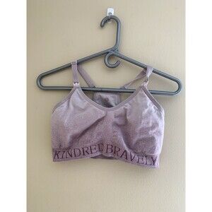 Kindred Bravely M Purple Ombre Maternity Sports Bra Nursing Breastfeeding Bra